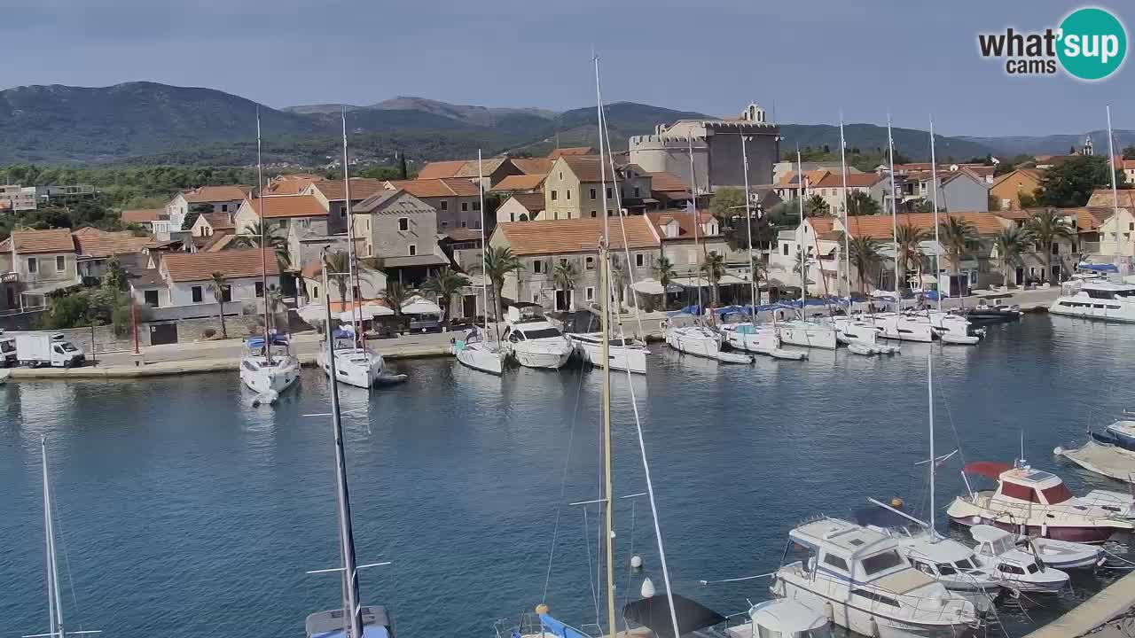 Livecam Hvar Vrboska marina | Île de Hvar | Dalmatia