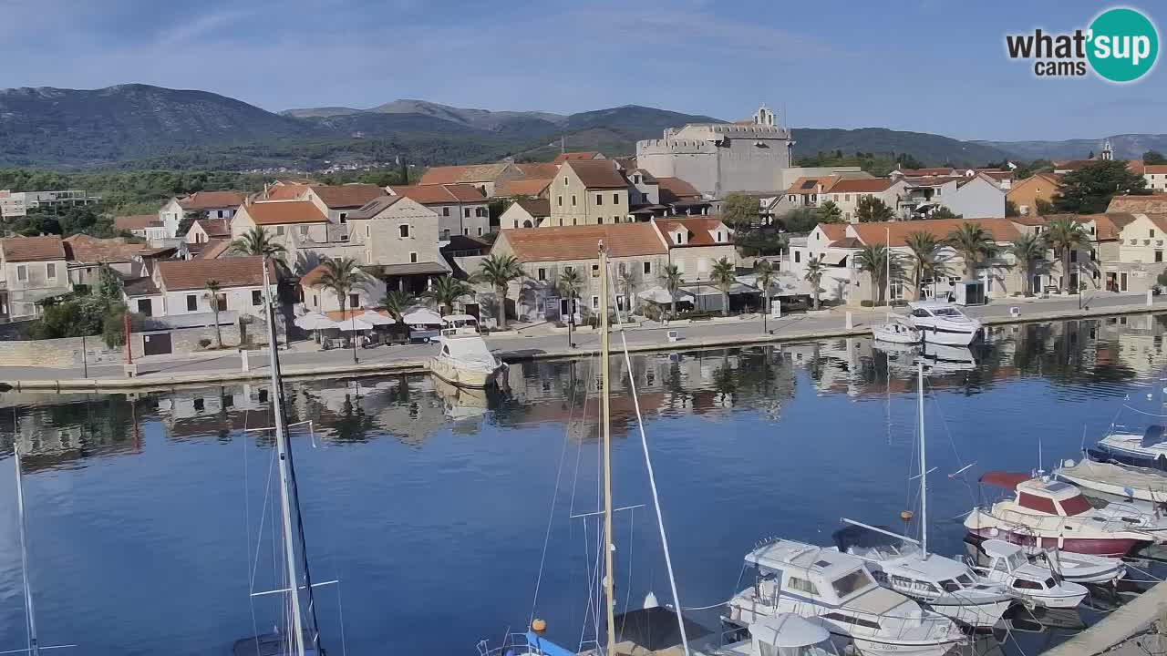 Livecam Hvar Vrboska marina | Île de Hvar | Dalmatia