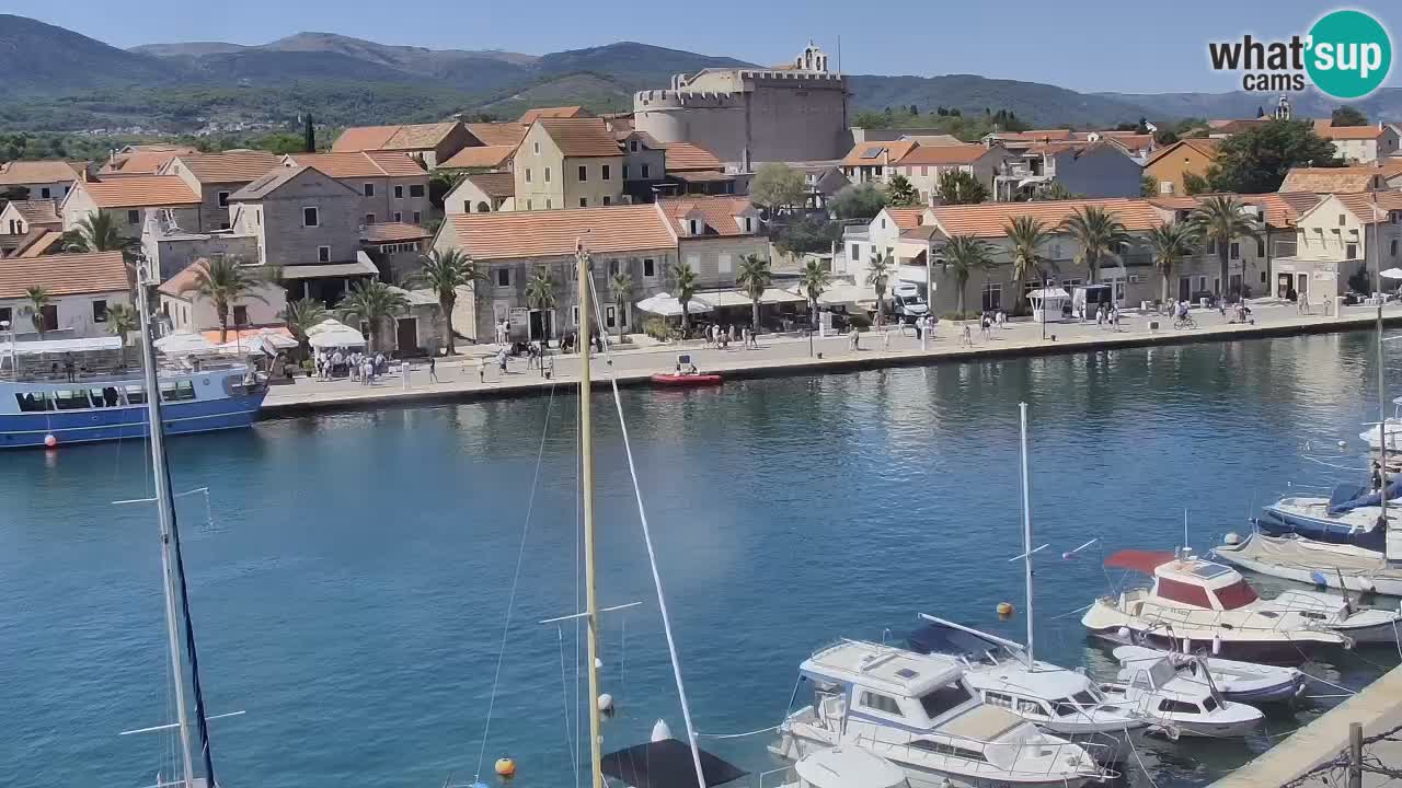 Webcam Hvar Vrboska marina | Dalmazia
