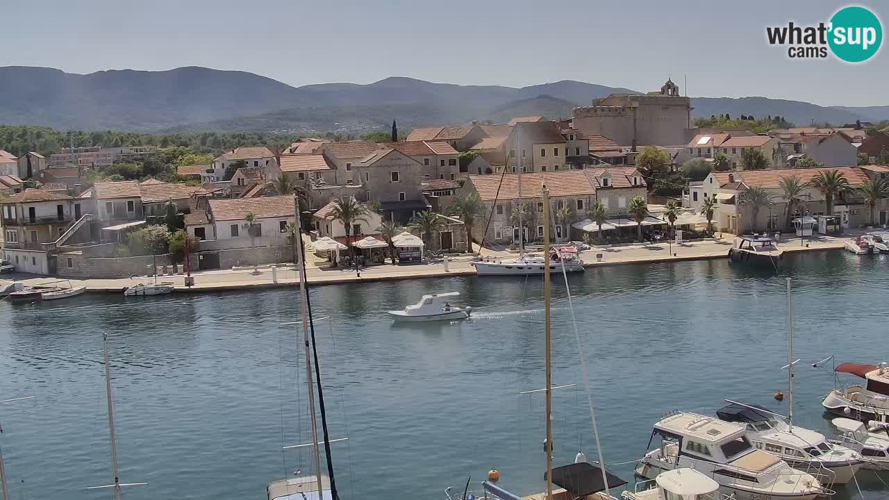 Livecam Hvar Vrboska marina | Île de Hvar | Dalmatia