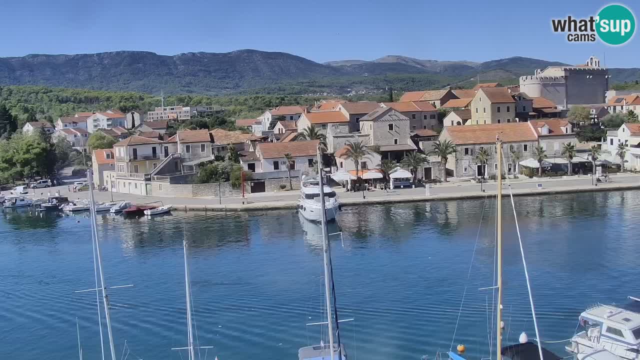 Livecam Vrboska marina | Hvar island | Dalmatia