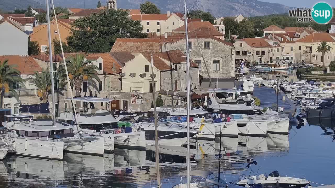 Webcam Vrboska marina | Hvar Insel | Dalmatien