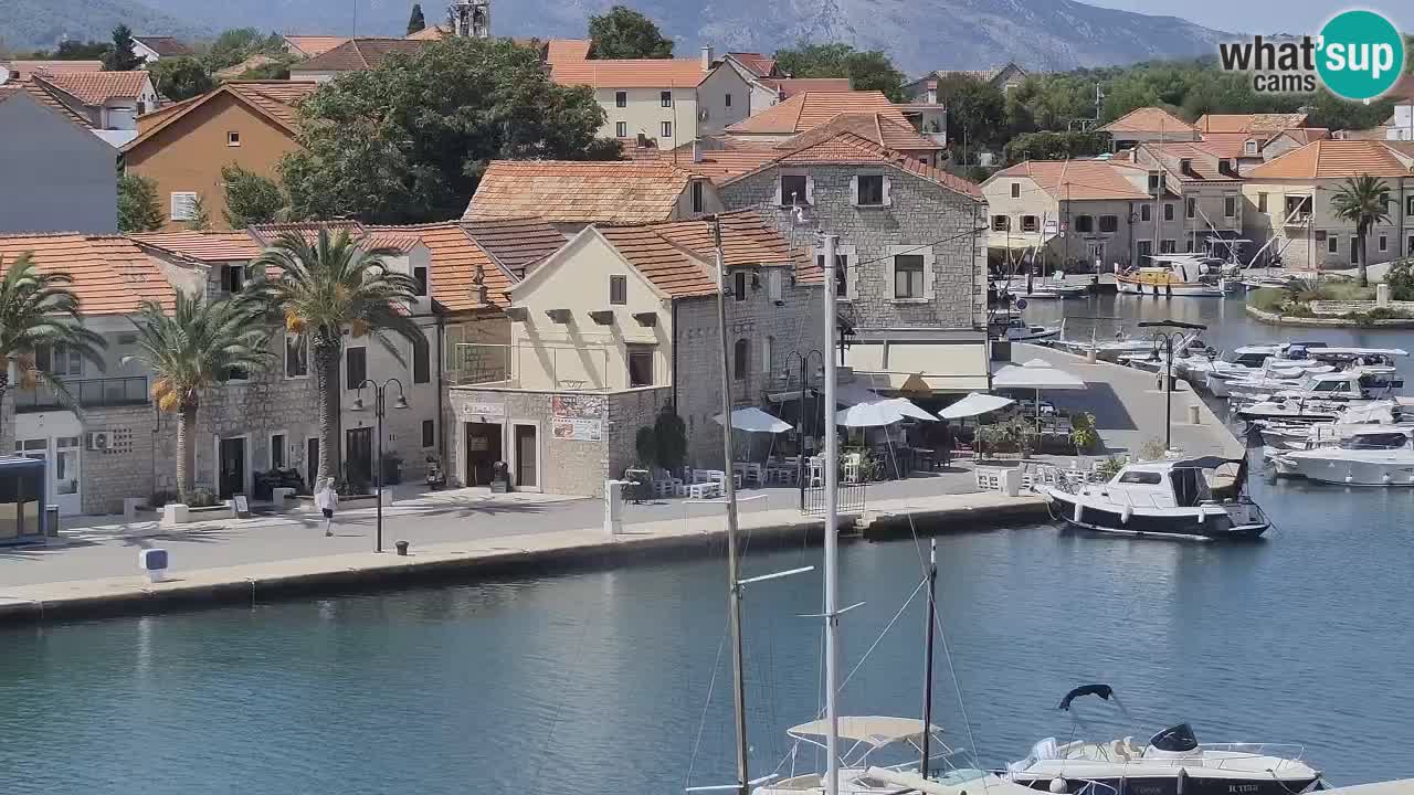Livecam Hvar Vrboska marina | Île de Hvar | Dalmatia