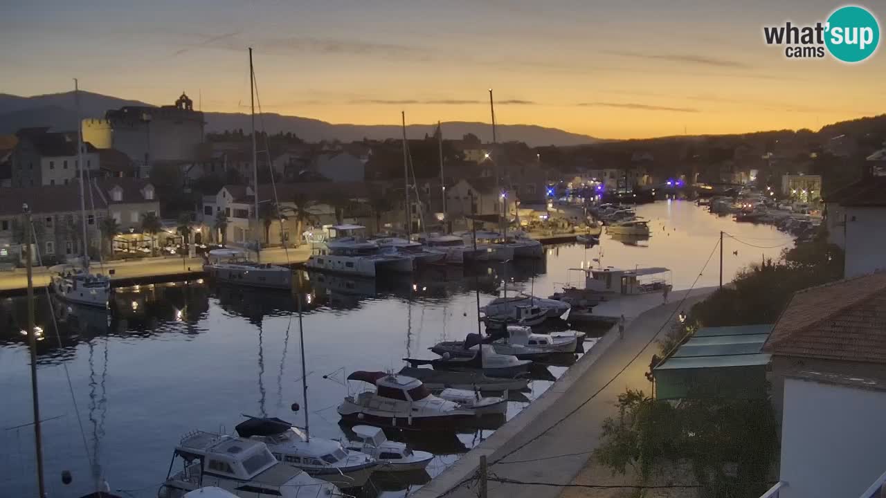 Livecam Hvar Vrboska marina | Île de Hvar | Dalmatia