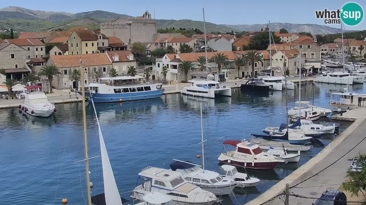 Webcam Vrboska marina | Hvar Insel | Dalmatien