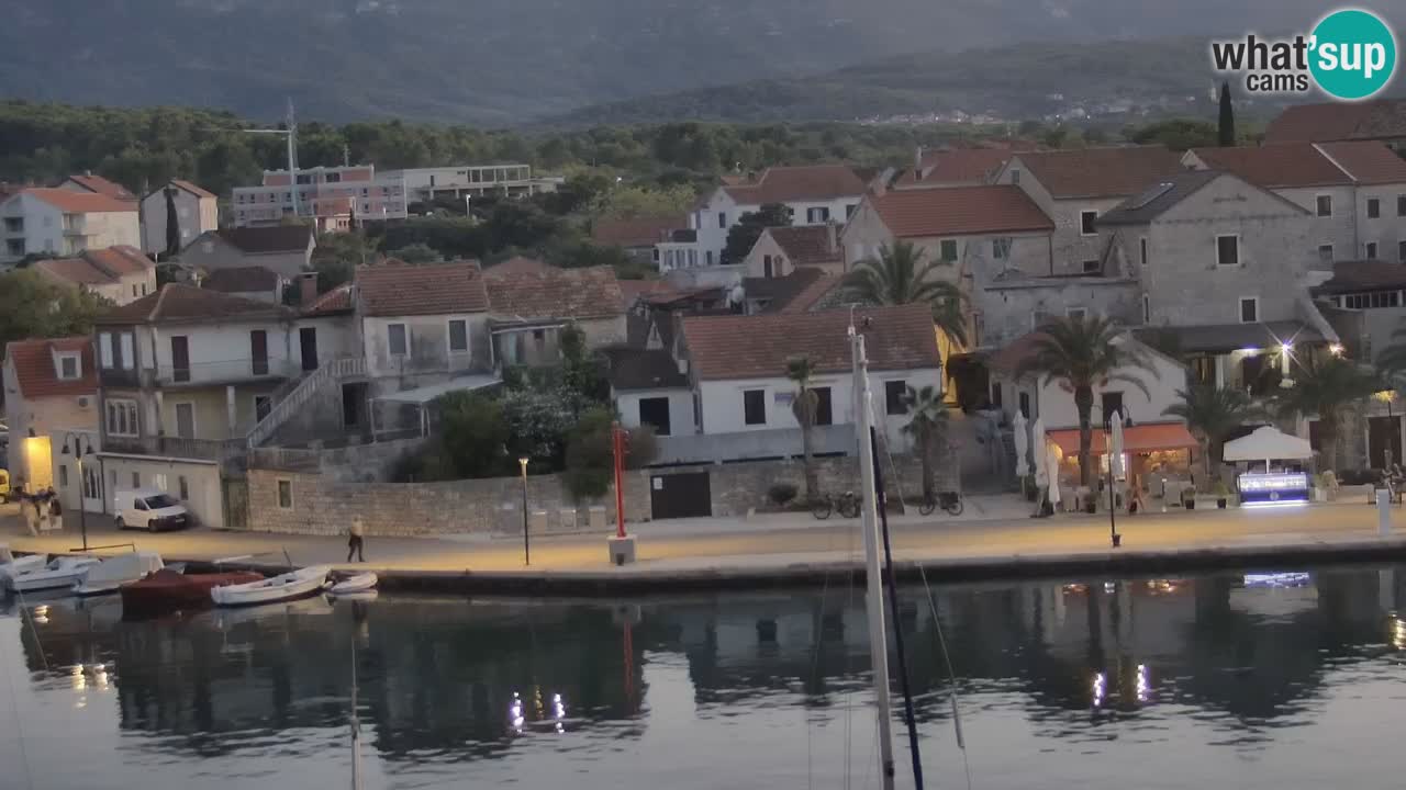 Livecam Hvar Vrboska marina | Île de Hvar | Dalmatia