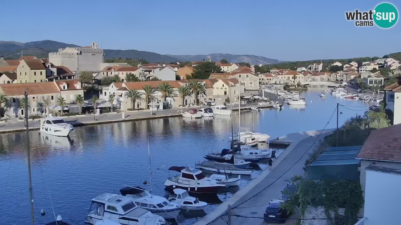 Livecam Hvar Vrboska marina | Île de Hvar | Dalmatia