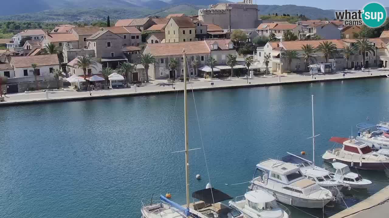 Webcam Vrboska marina | Hvar Insel | Dalmatien
