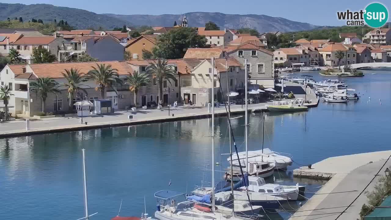 Livecam Hvar Vrboska marina | Île de Hvar | Dalmatia
