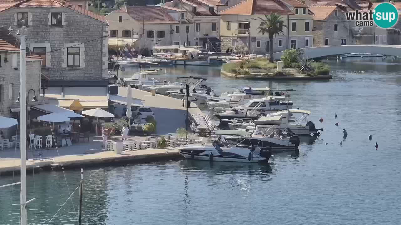 Livecam Hvar Vrboska marina | Île de Hvar | Dalmatia