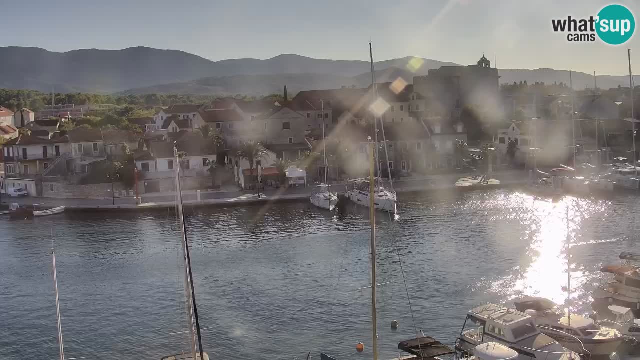 Webcam Hvar Vrboska marina | Dalmazia