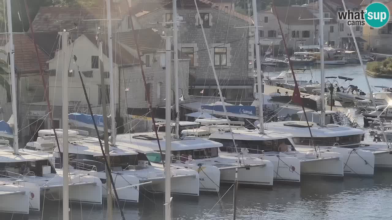 Webcam Vrboska marina | Hvar Insel | Dalmatien