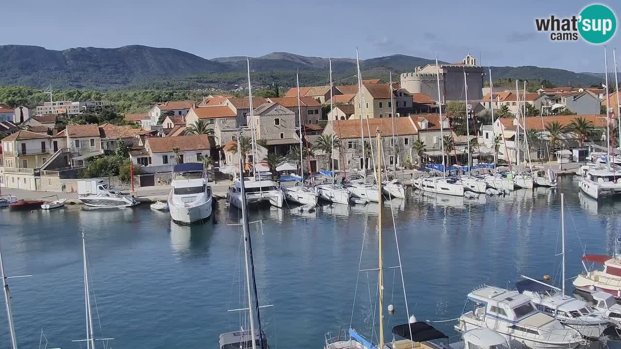 Livecam Hvar Vrboska marina | Île de Hvar | Dalmatia