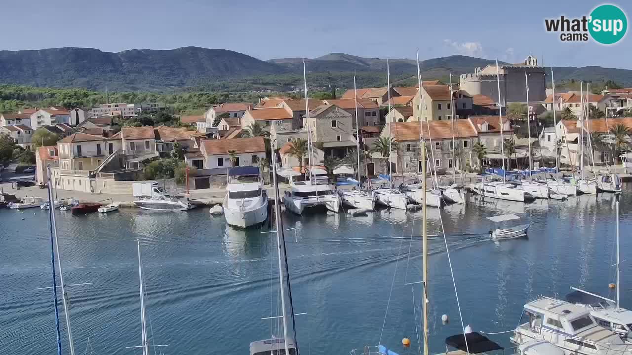 Web kamera Hvar Vrboska marina | otok Hvar | Dalmacija