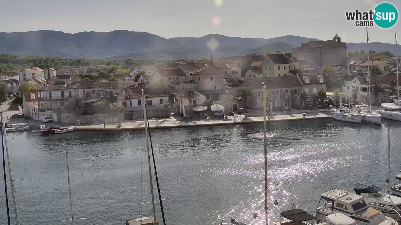 Livecam Hvar Vrboska marina | Île de Hvar | Dalmatia