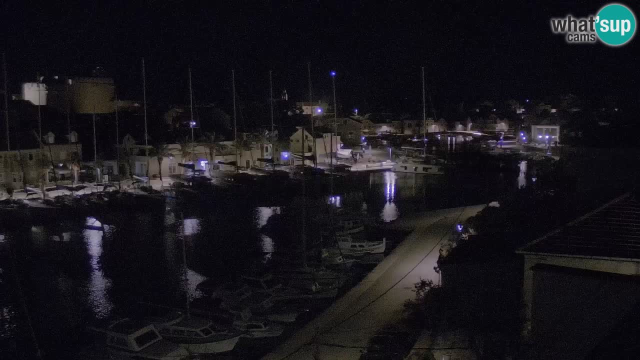 Livecam Hvar Vrboska marina | Île de Hvar | Dalmatia