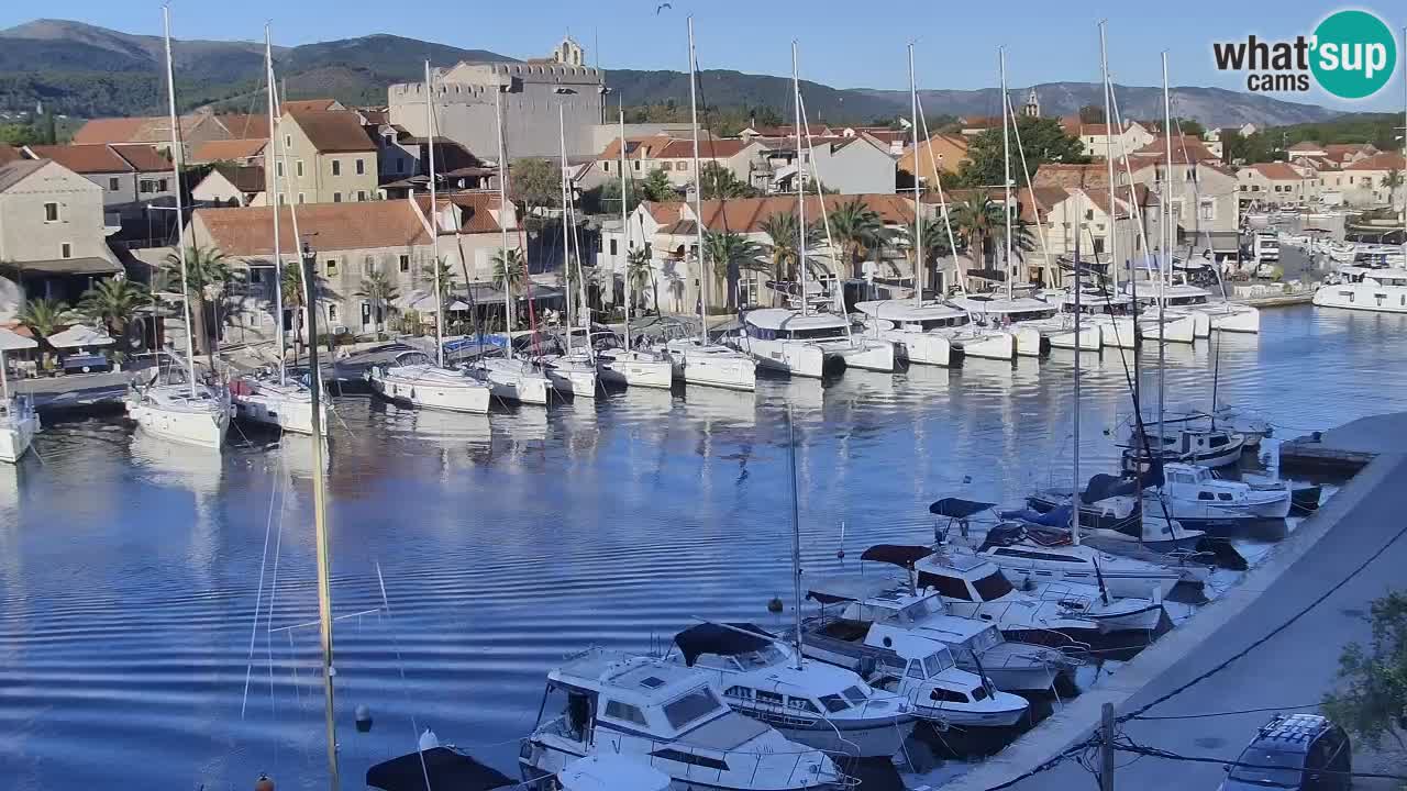 Webcam Hvar Vrboska marina | Dalmazia