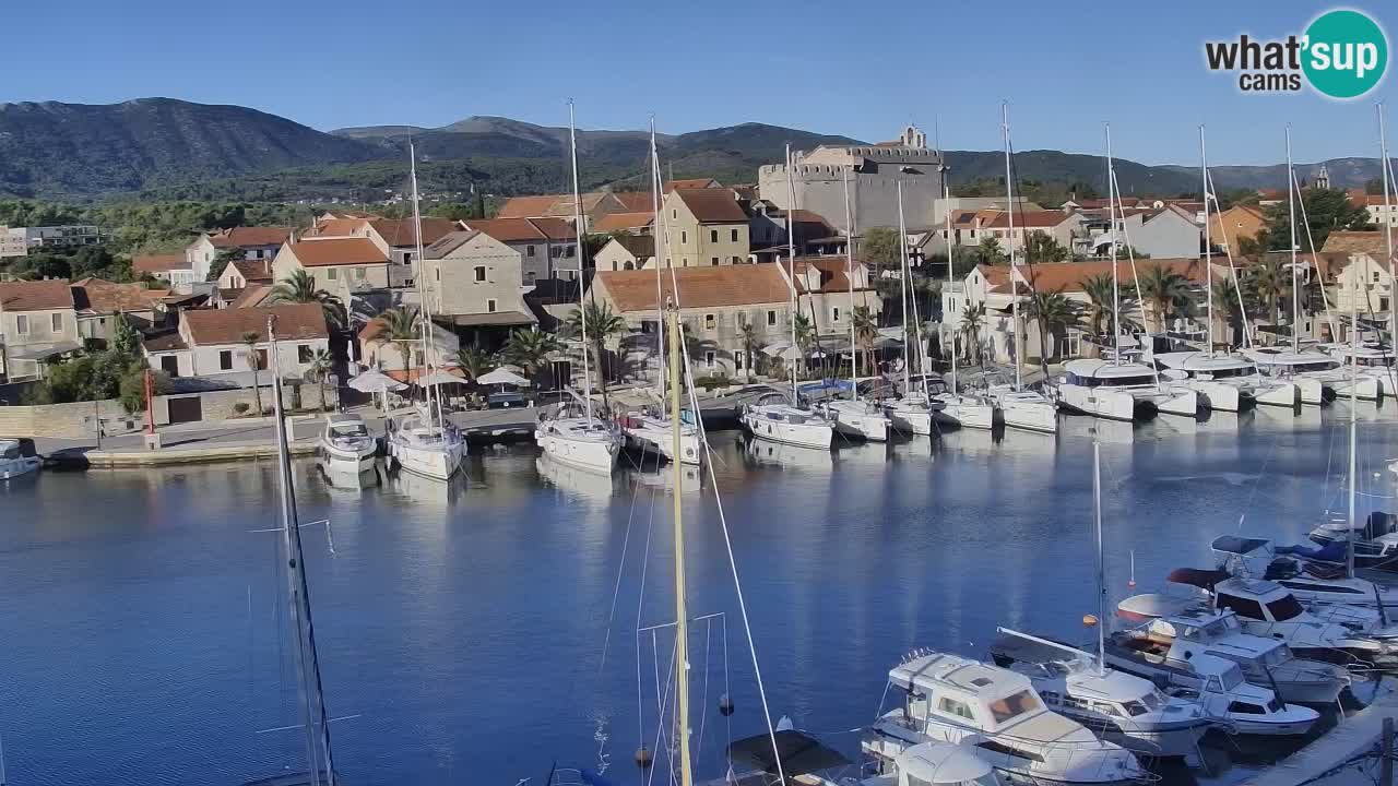 Livecam Vrboska marina | Hvar island | Dalmatia