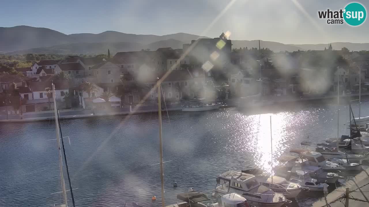 Livecam Vrboska marina | Hvar island | Dalmatia