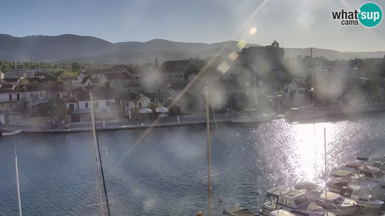 Webcam Vrboska marina | Hvar Insel | Dalmatien