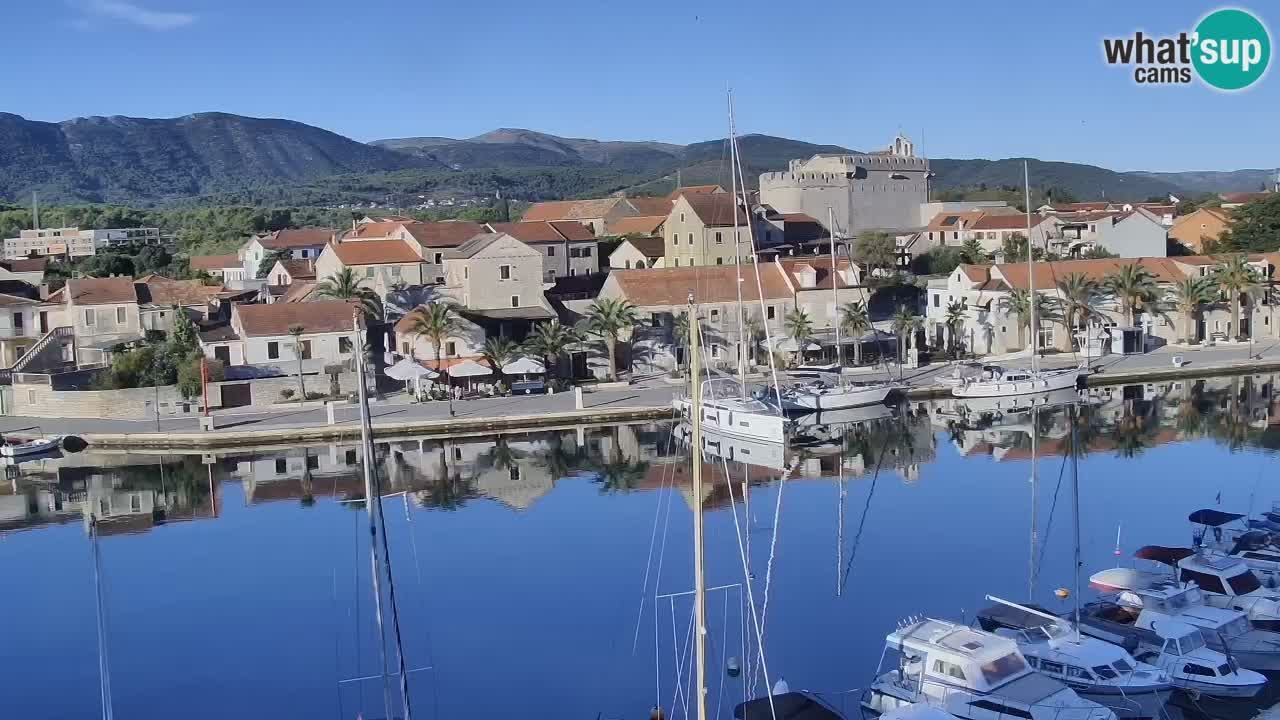 Livecam Vrboska marina | Hvar island | Dalmatia