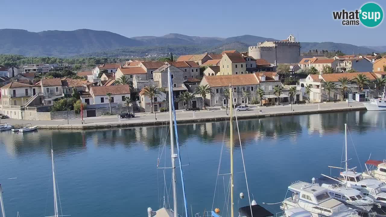 Webcam Vrboska marina | Hvar Insel | Dalmatien