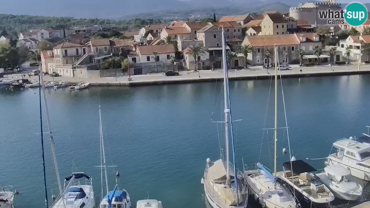 Livecam Vrboska marina | Hvar island | Dalmatia