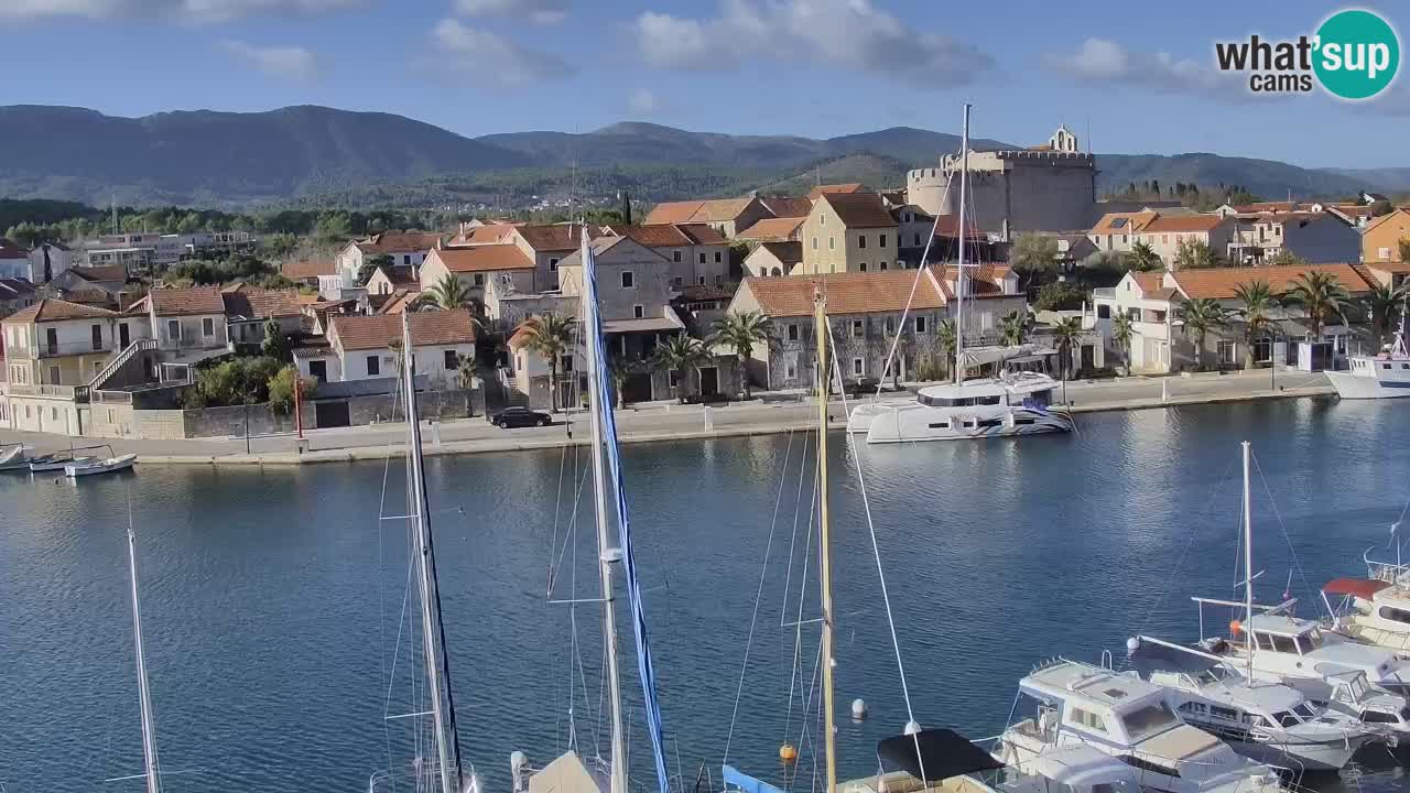 Livecam Hvar Vrboska marina | Île de Hvar | Dalmatia