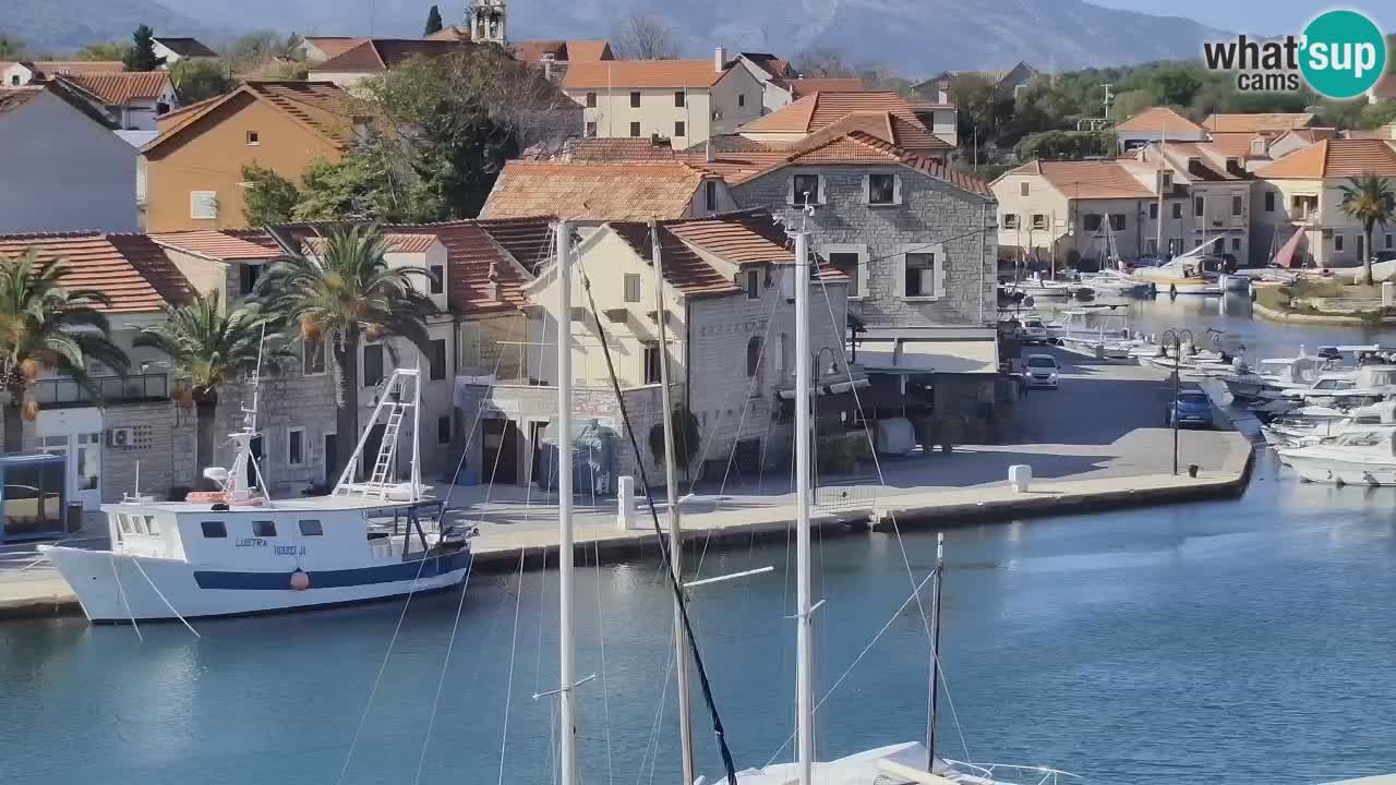 Livecam Hvar Vrboska marina | Île de Hvar | Dalmatia