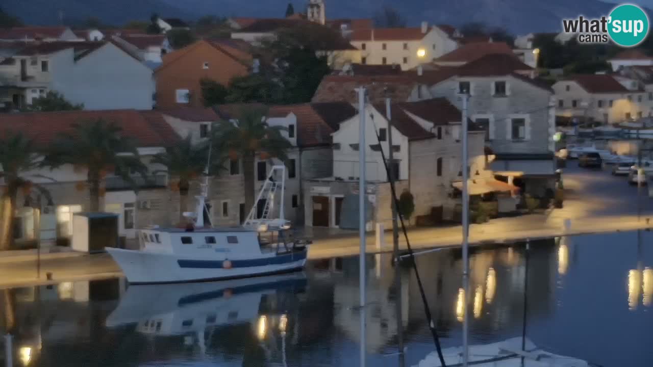 Webcam Hvar Vrboska marina | Dalmazia