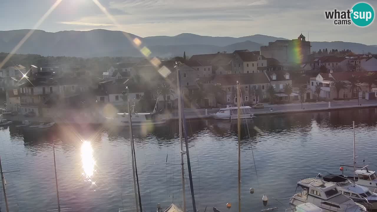 Webcam Vrboska marina | Hvar Insel | Dalmatien