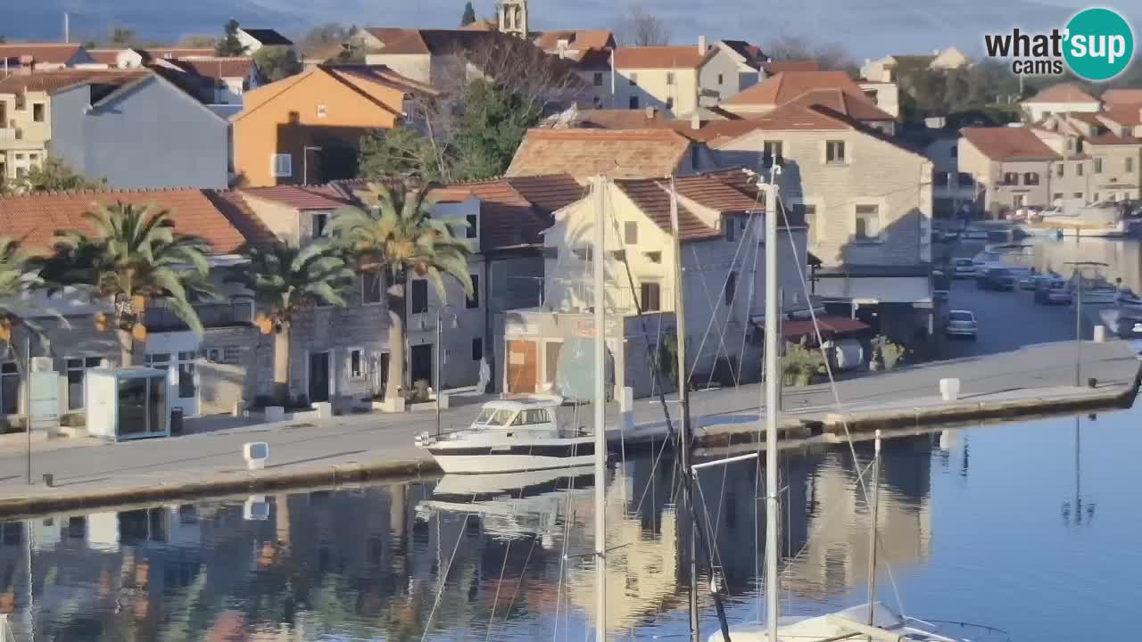 Webcam Vrboska marina | Hvar Insel | Dalmatien