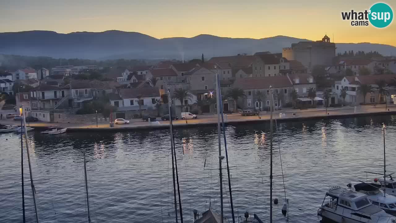 Livecam Hvar Vrboska marina | Île de Hvar | Dalmatia