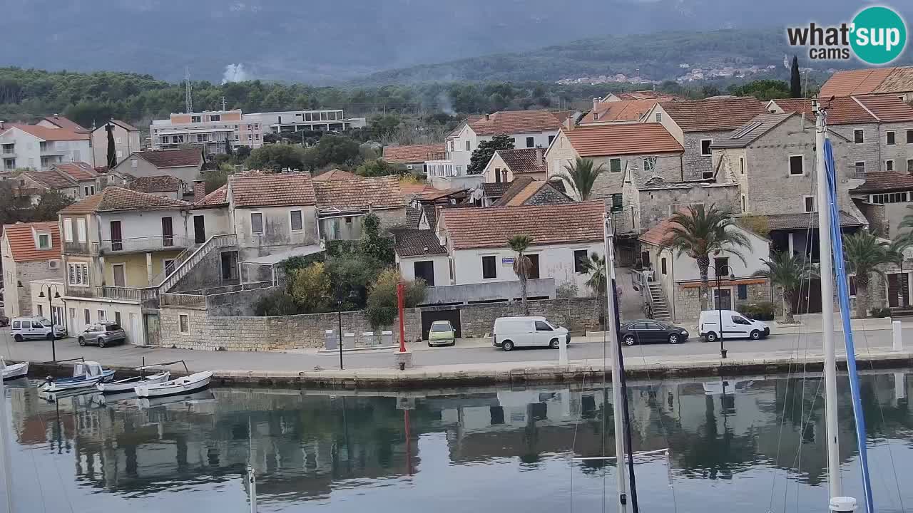 Webcam Hvar Vrboska marina | Dalmazia