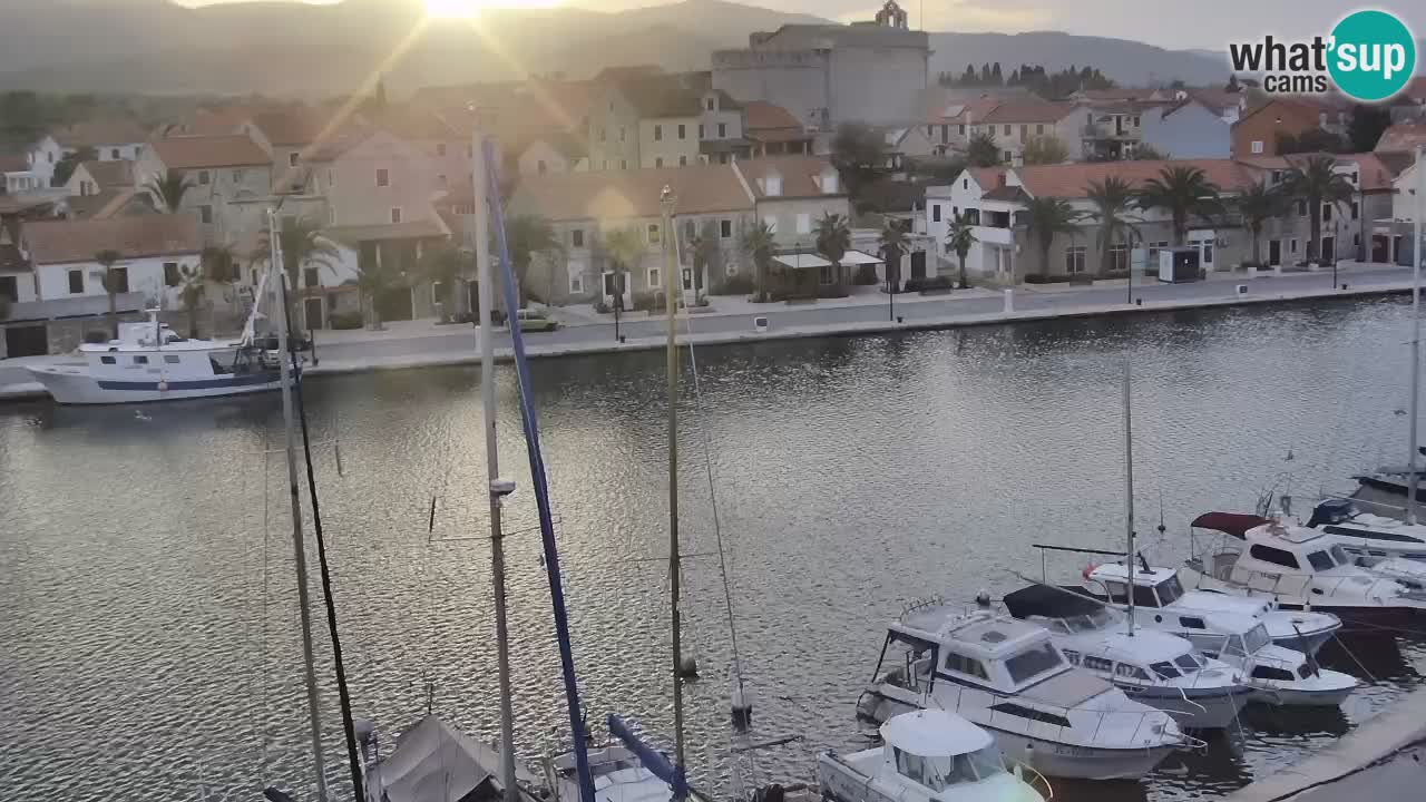 Livecam Hvar Vrboska marina | Île de Hvar | Dalmatia