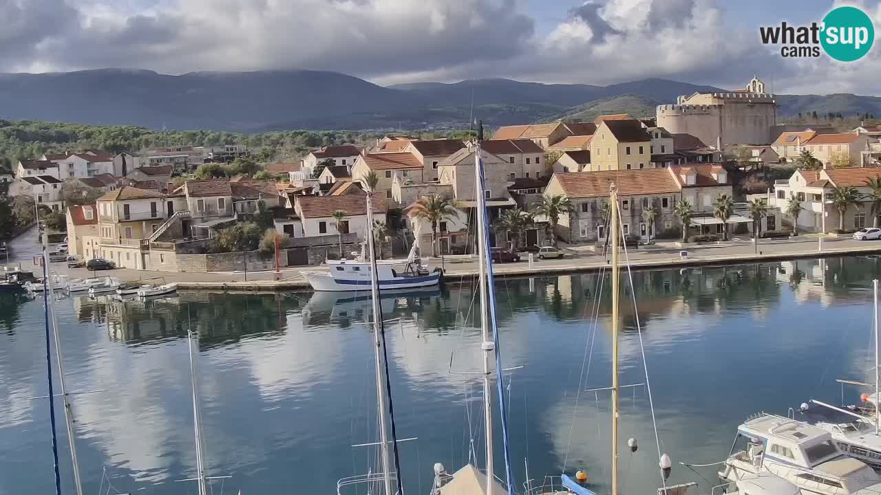 Livecam Hvar Vrboska marina | Île de Hvar | Dalmatia