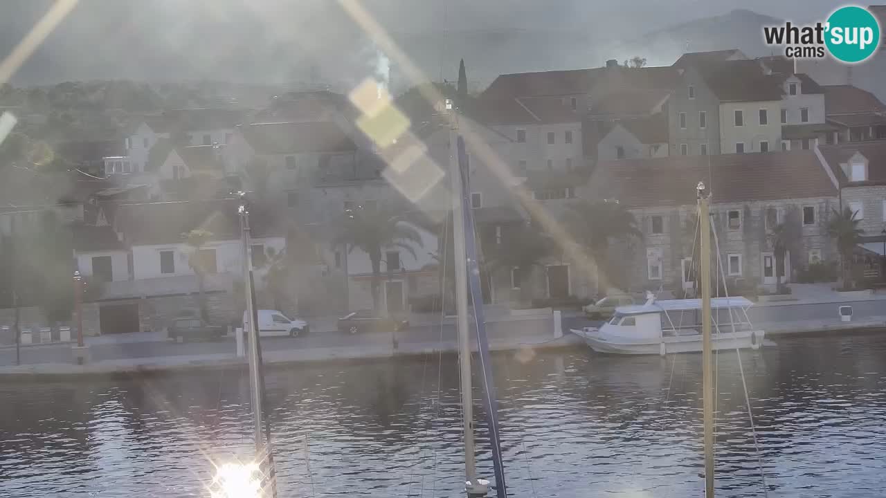 Livecam Vrboska marina | Hvar island | Dalmatia
