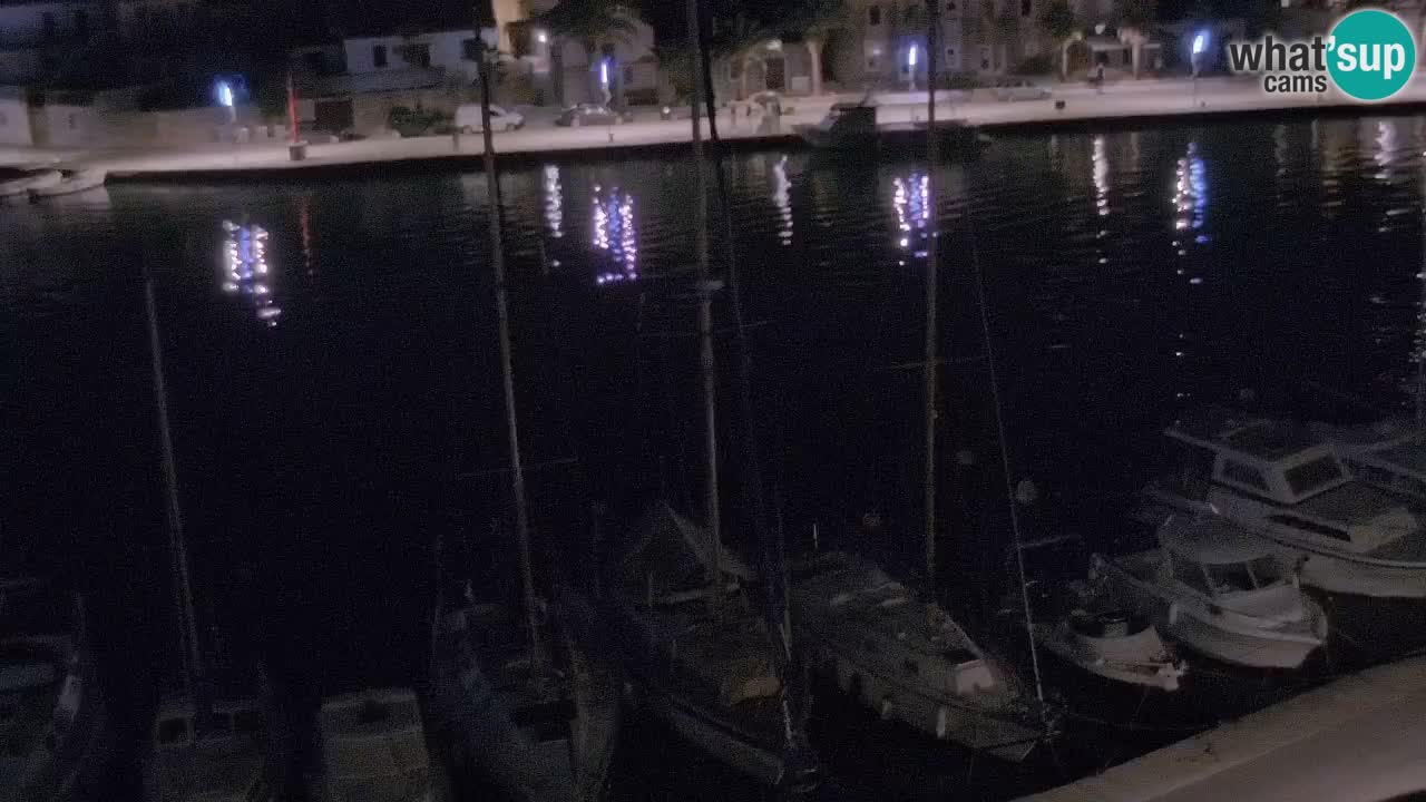 Livecam Hvar Vrboska marina | Île de Hvar | Dalmatia