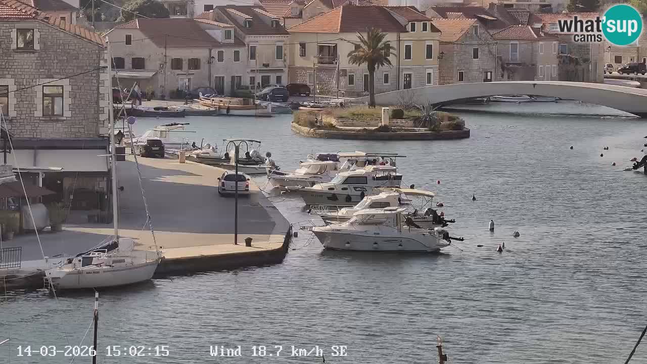 Webcam Vrboska marina | Hvar Insel | Dalmatien