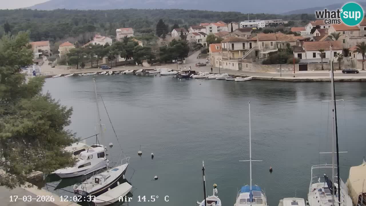 Webcam Vrboska marina | Hvar Insel | Dalmatien