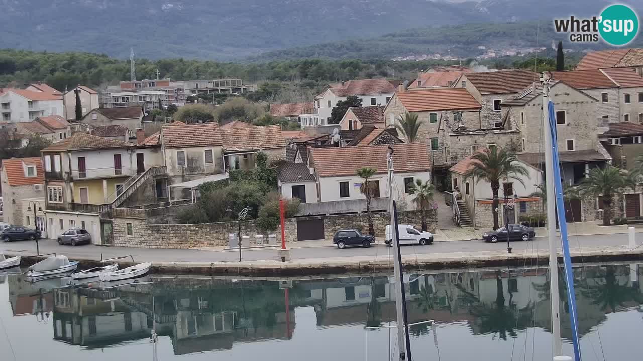 Livecam Hvar Vrboska marina | Île de Hvar | Dalmatia