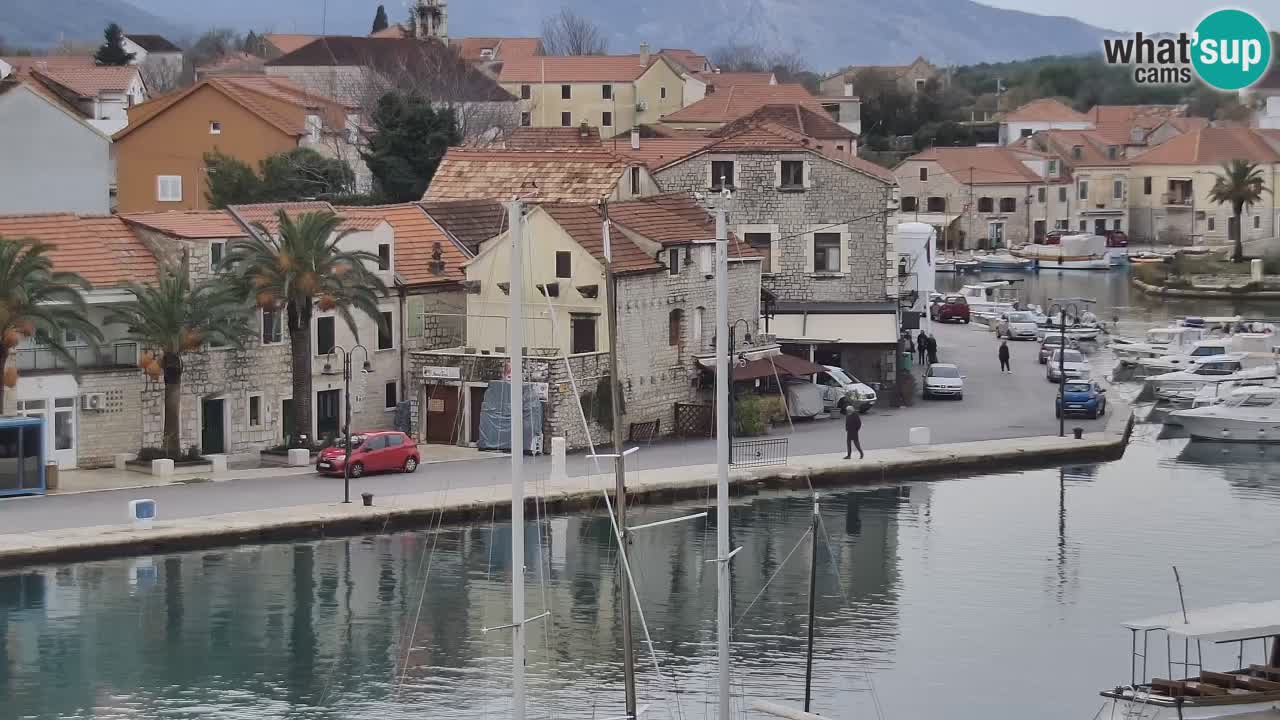 Livecam Hvar Vrboska marina | Île de Hvar | Dalmatia
