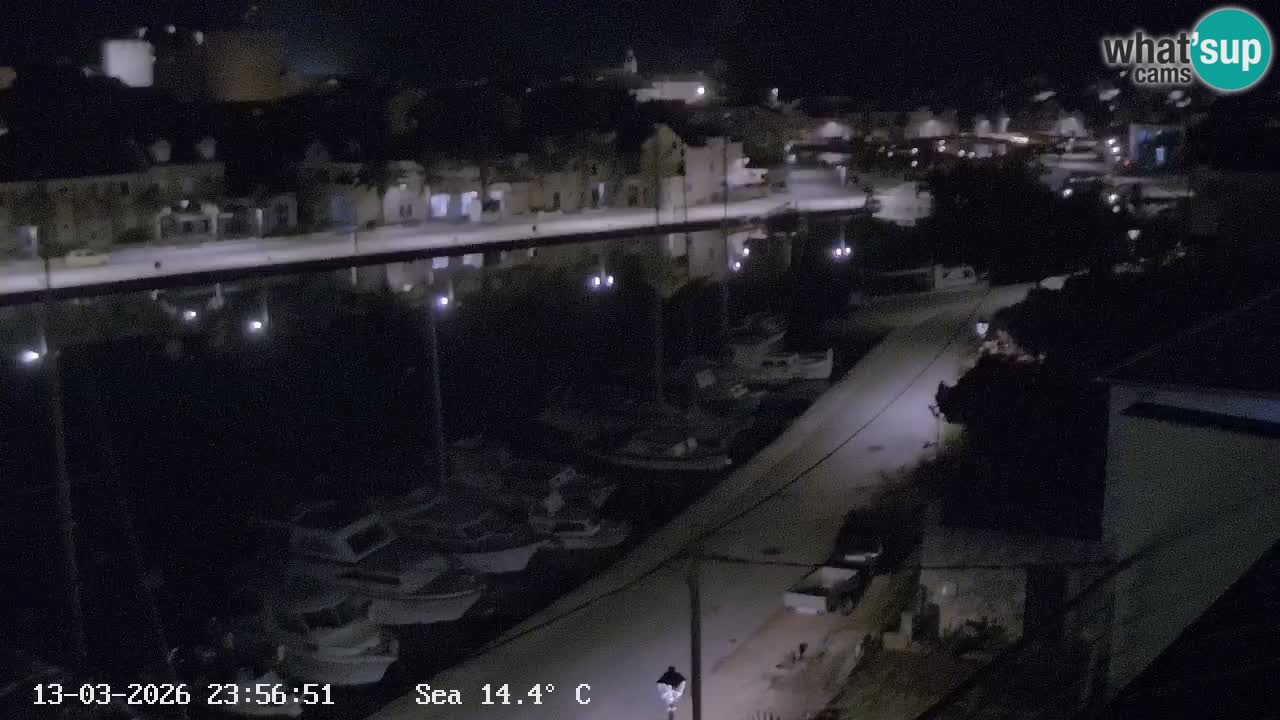 Livecam Hvar Vrboska marina | Île de Hvar | Dalmatia