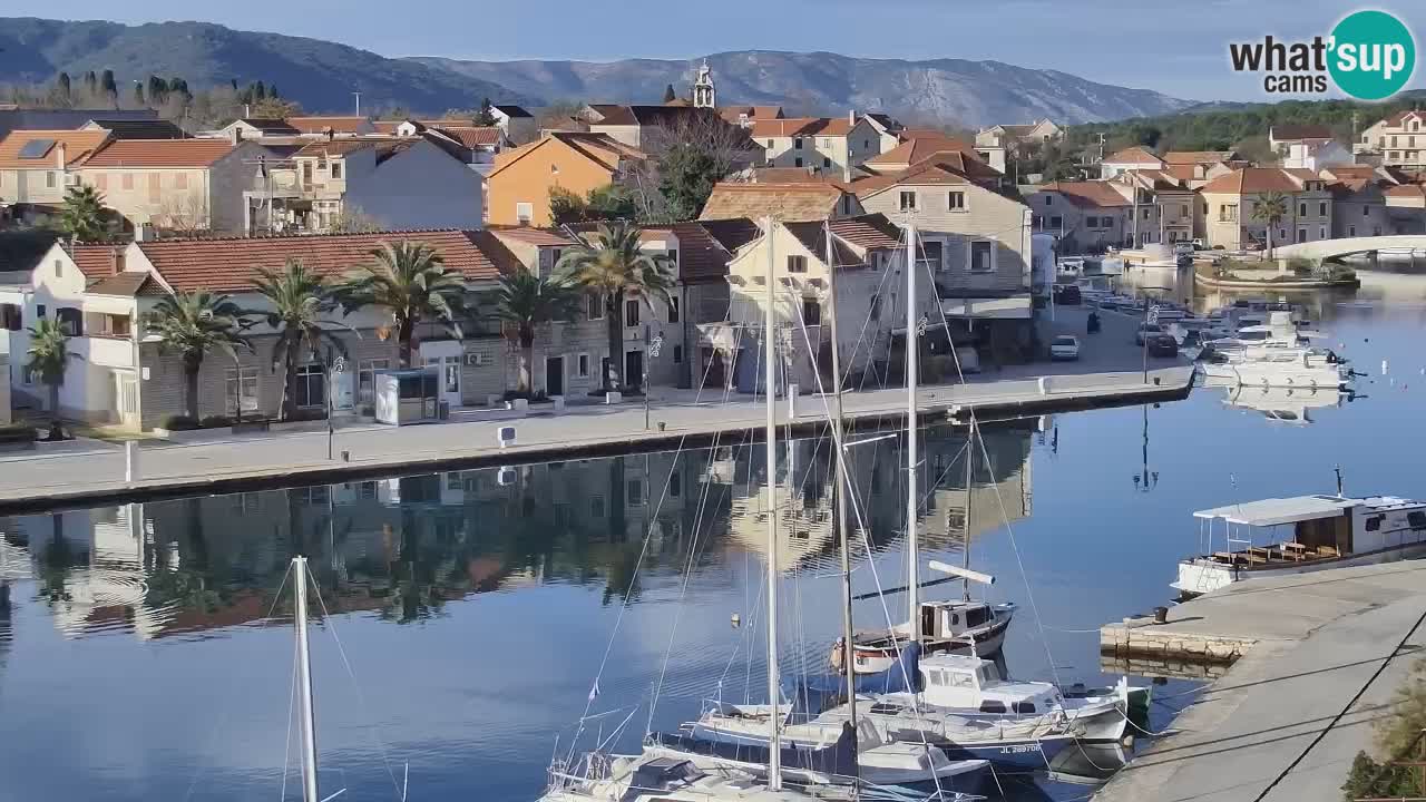 Webcam Vrboska marina | Hvar Insel | Dalmatien