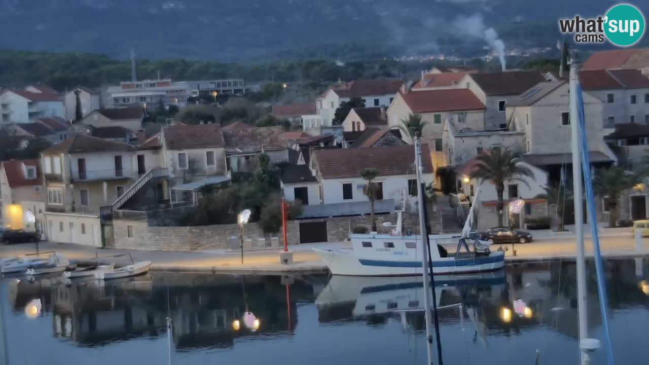 Webcam Hvar Vrboska marina | Dalmazia