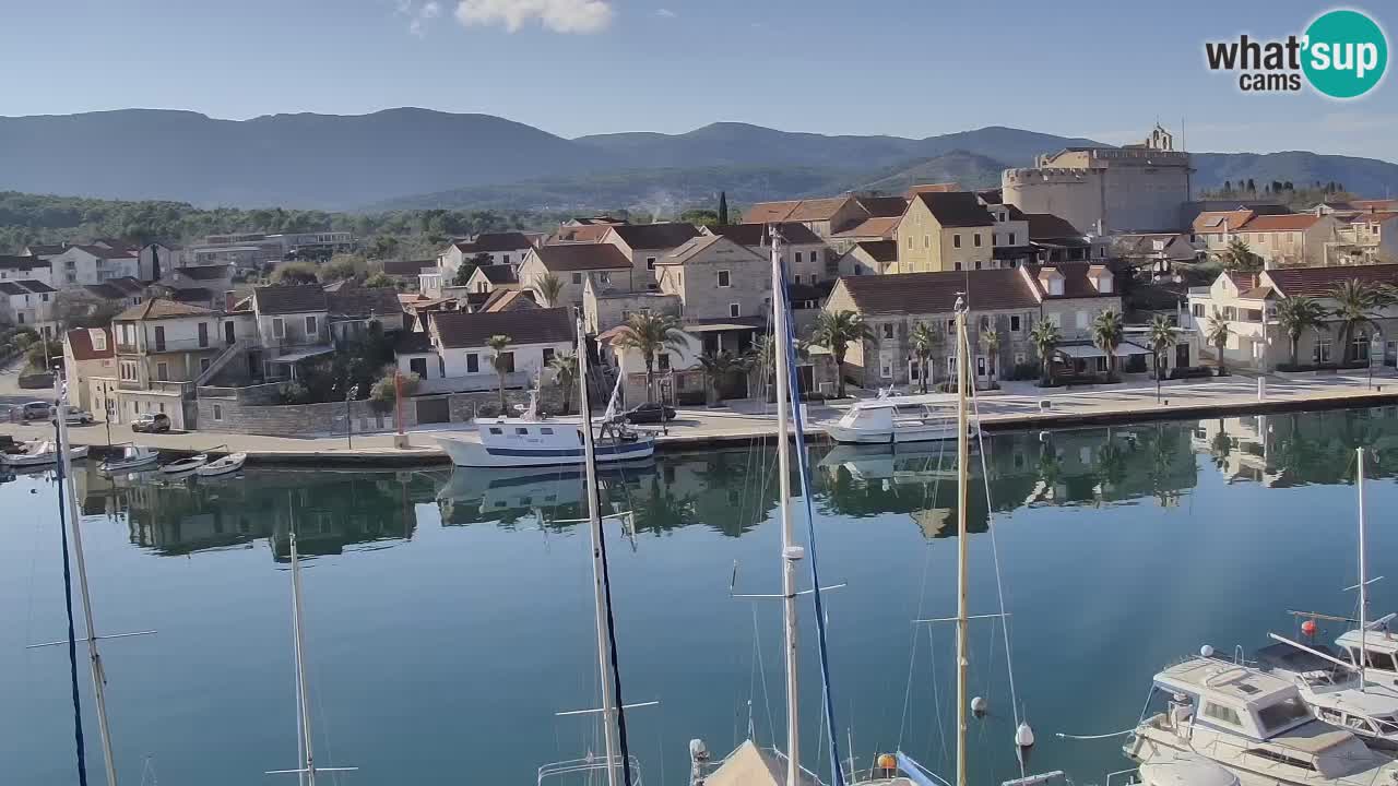 Livecam Hvar Vrboska marina | Île de Hvar | Dalmatia