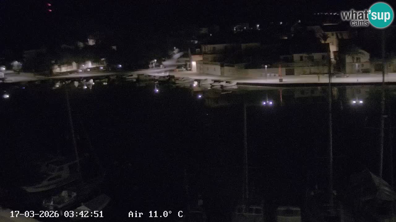 Webcam Hvar Vrboska marina | Dalmazia