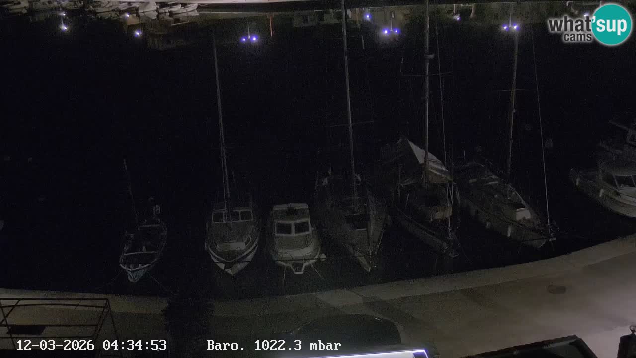 Web kamera Hvar Vrboska marina | otok Hvar | Dalmacija