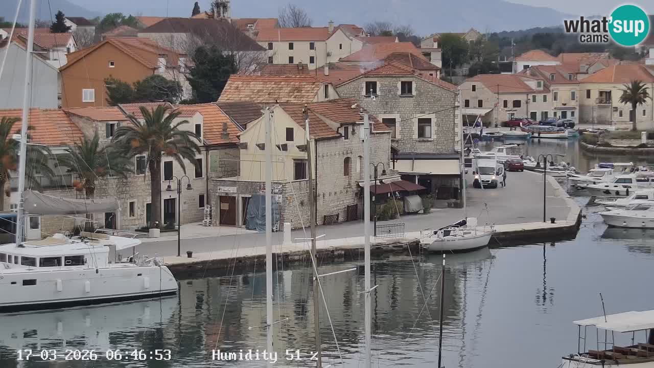 Livecam Hvar Vrboska marina | Île de Hvar | Dalmatia