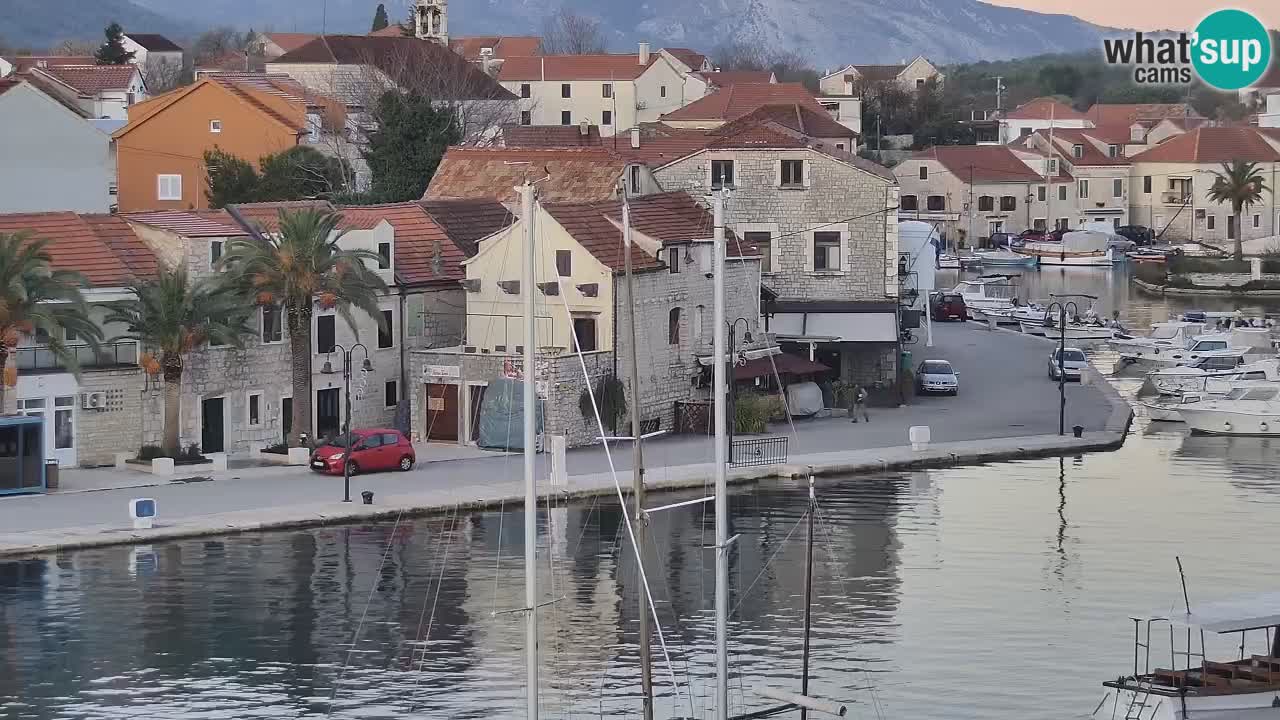 Livecam Hvar Vrboska marina | Île de Hvar | Dalmatia